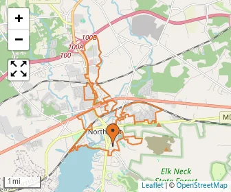 Area schools map